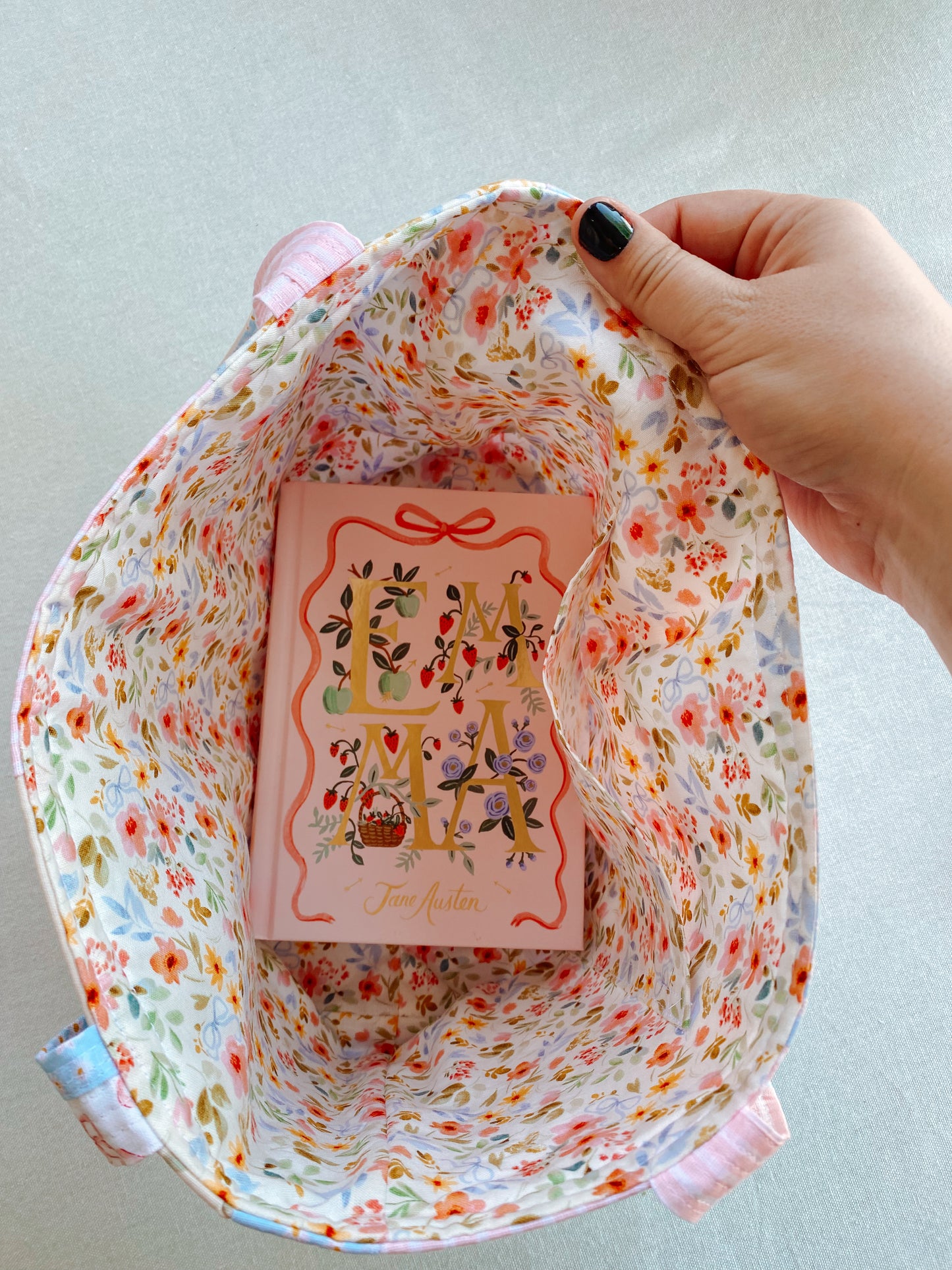 Emily Patchwork Book Tote