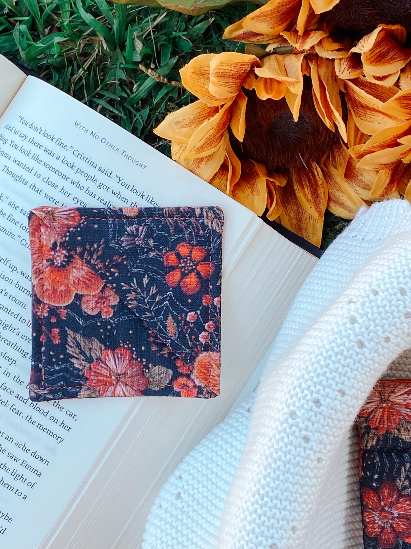 Garden of Webs Bookmark Corner