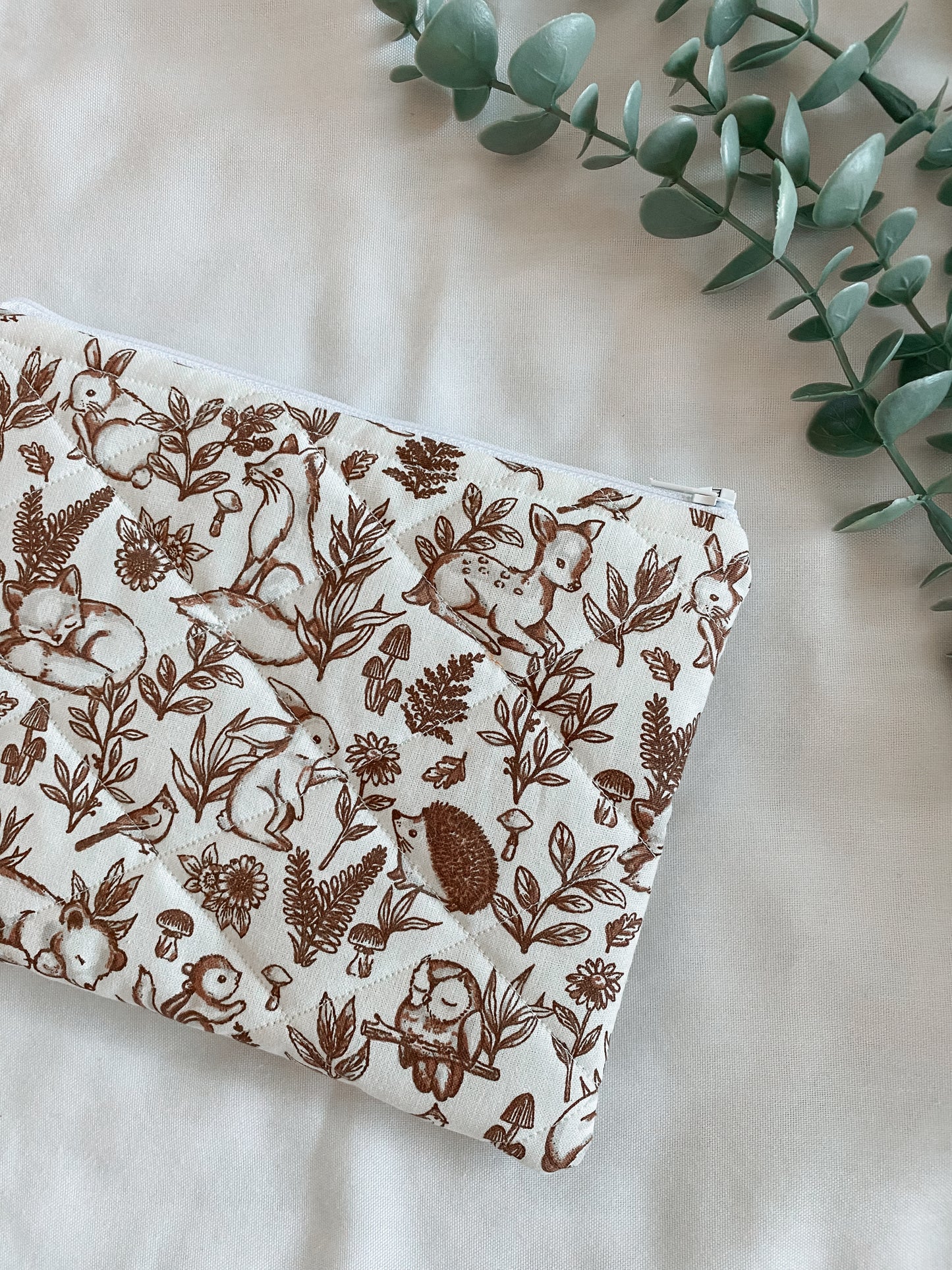 Hardcover Book Zippered Pouch - Biggie Size - Choose Your Pattern