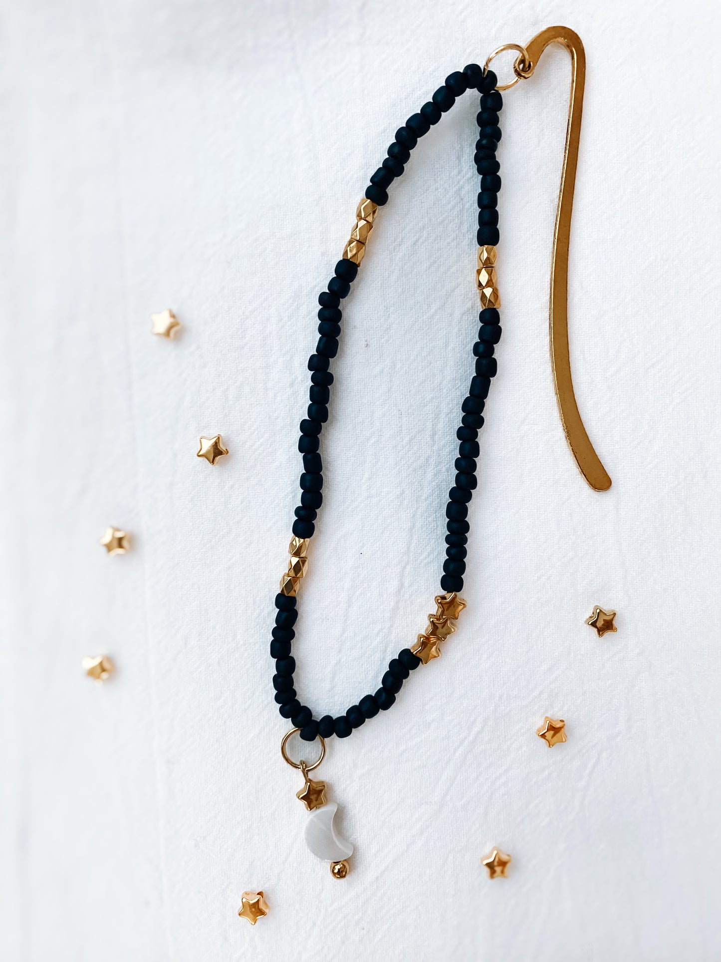Moon & Stars Fantasy Bookmark Charm