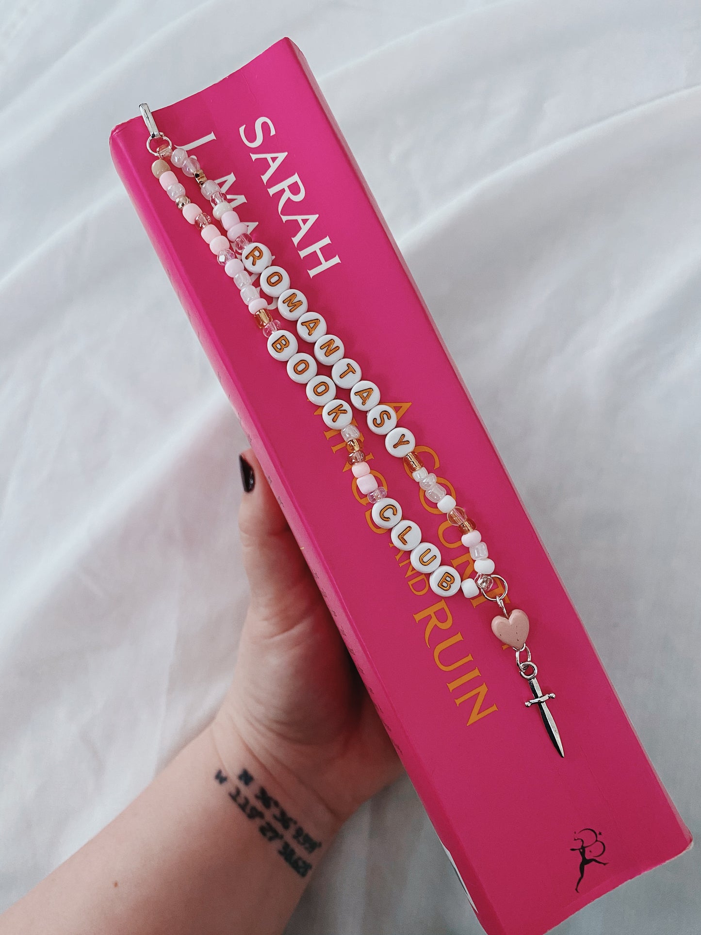 Romantasy Book Club Charm Bookmark