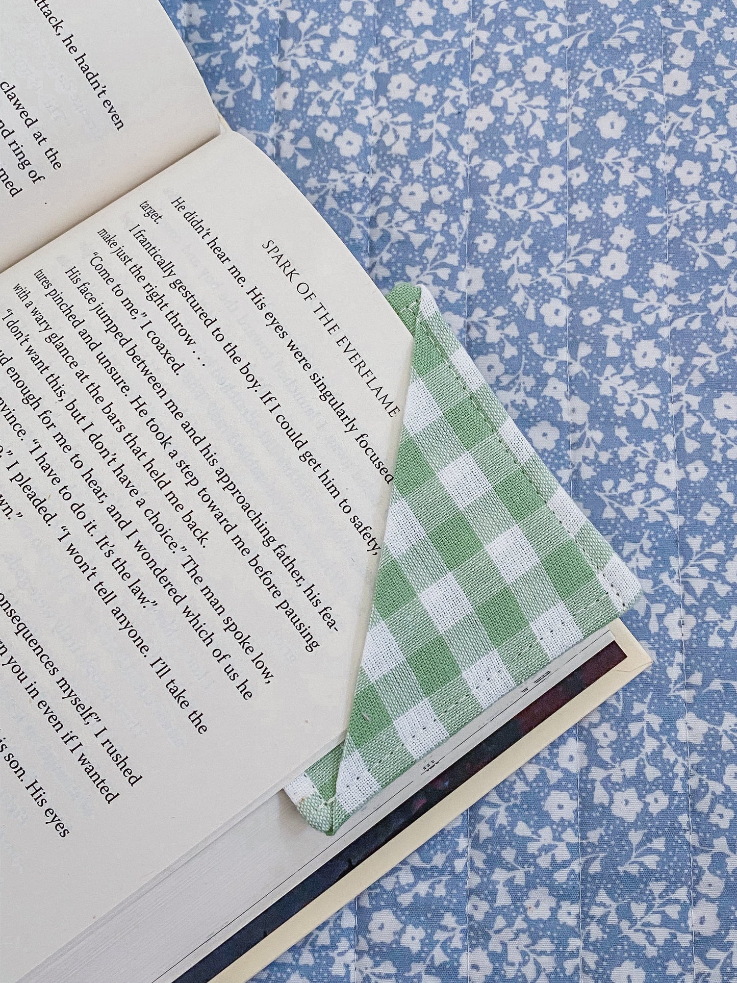 Gingham In The Garden Bookmark Corner