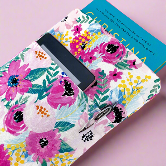 BRIGHT FLORAL BOOKSLEEVE