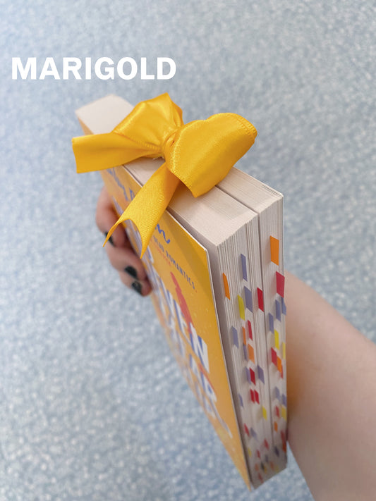 Ribbon Bow Bookmark in Marigold