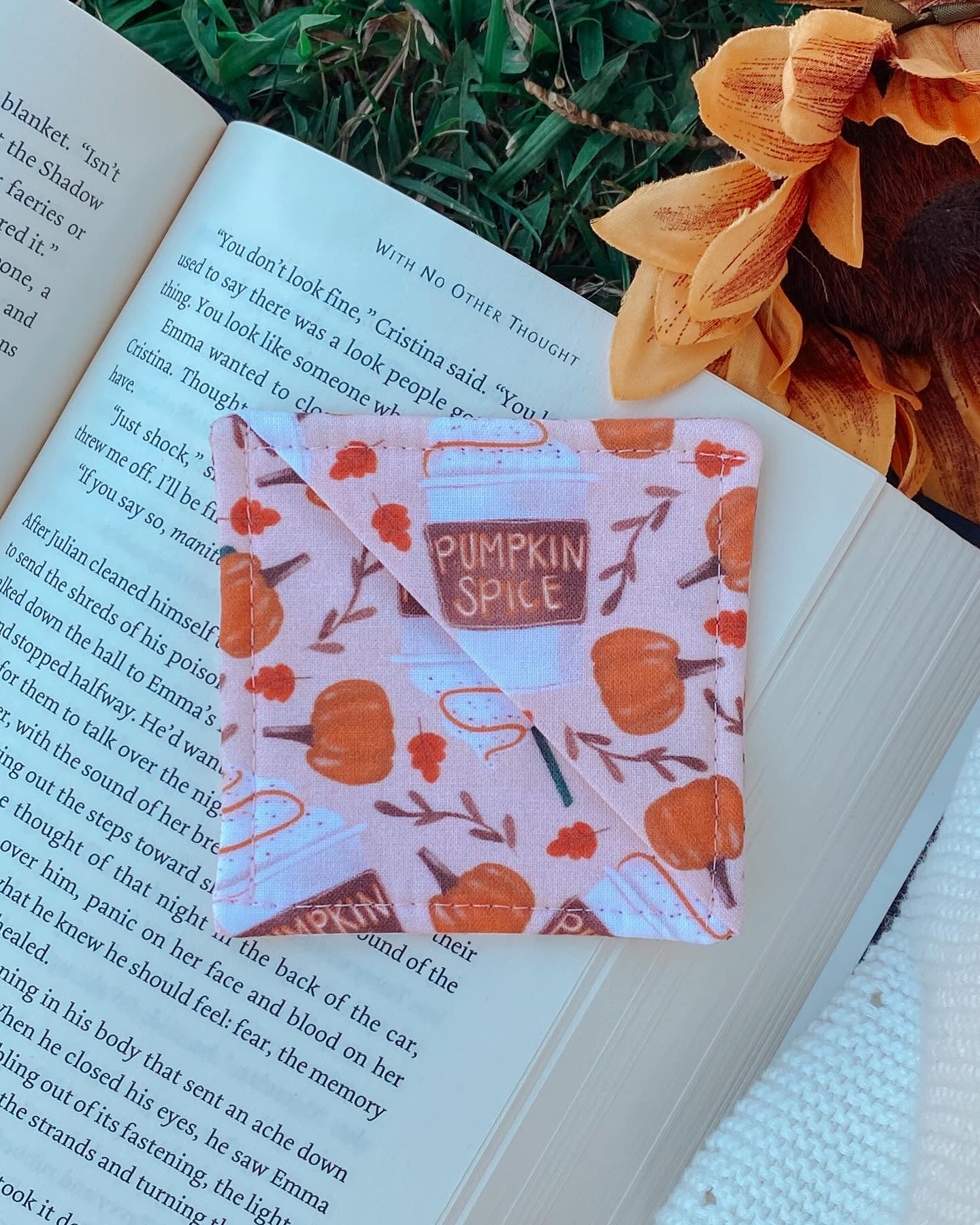 “Pumpkin Spice Season” Darling Desi Bookmark Corner