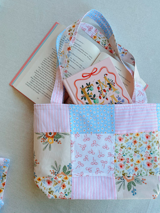 Emily Patchwork Book Tote