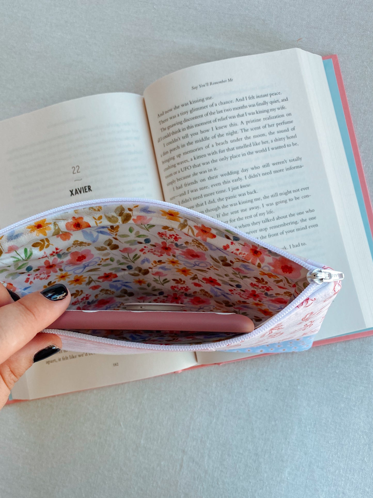 Emily Patchwork Kindle Pouch
