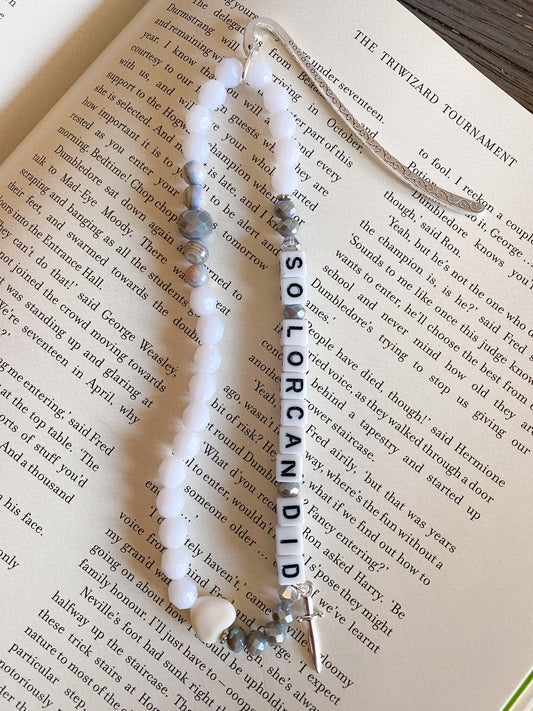 BESTIE BEADED BOOKMARK “So Lorcan Did”