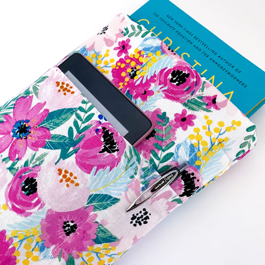 BRIGHT FLORAL BOOKSLEEVE