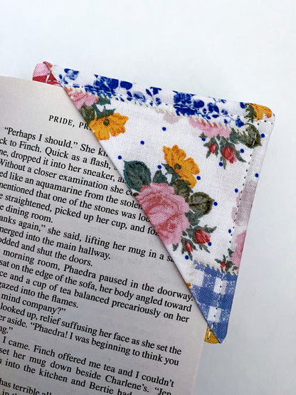 PATCHWORK CORNER BOOKMARK